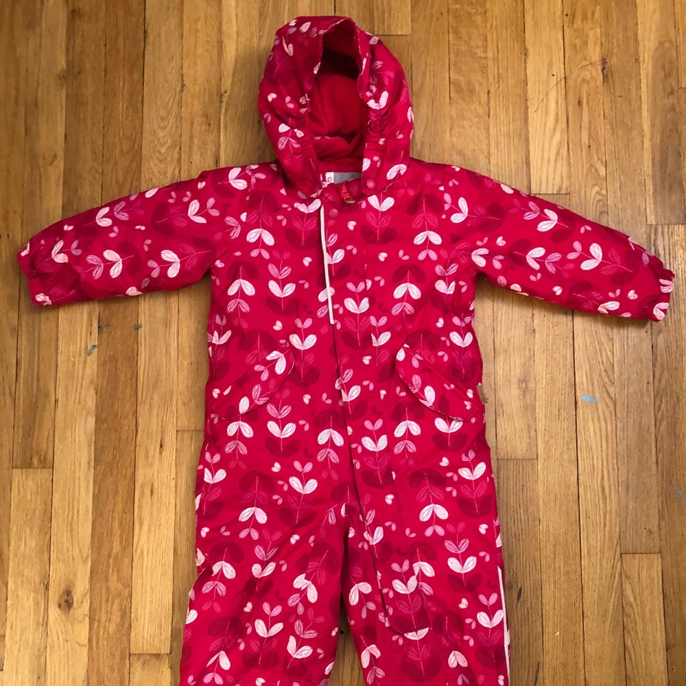 Girls toddler waterproof Snowsuit